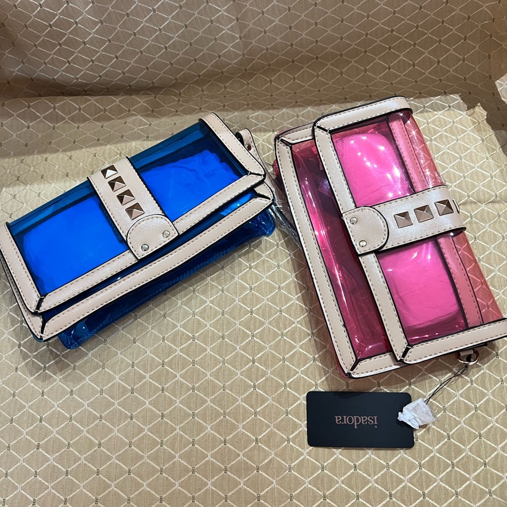 Beautiful brand new wristlets pink and blue